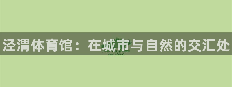 千亿国际官方正版app五金厂：泾渭体育馆：在城市与自