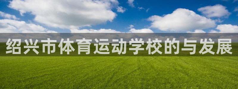 千亿国际官方正版app集团logo：绍兴市体育运动学校的与发
